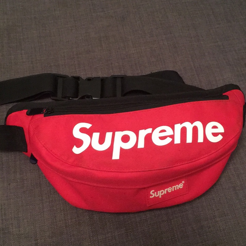 Supreme canvas fanny pack